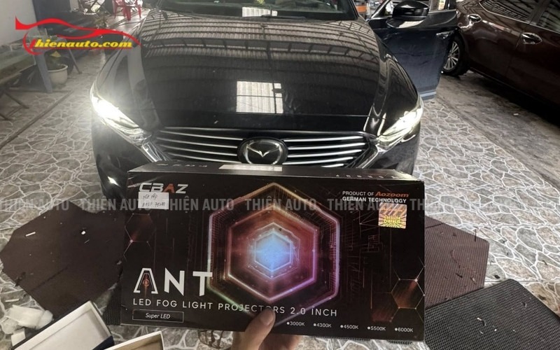 Độ đèn Mazda CX8: Bi gầm Aozoom Ant chính hãng tại Thiện Auto