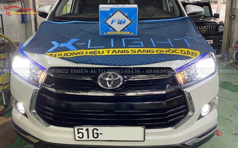 Độ đèn bi gầm ô tô X-Light F10 Pro cho xe Toyota 