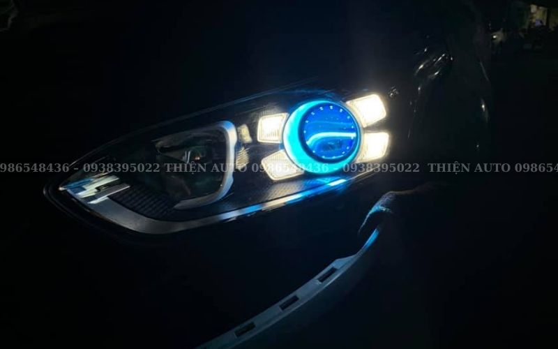 Độ đèn Kia Cerato: Độ đèn Bi Laser X-Light V20
