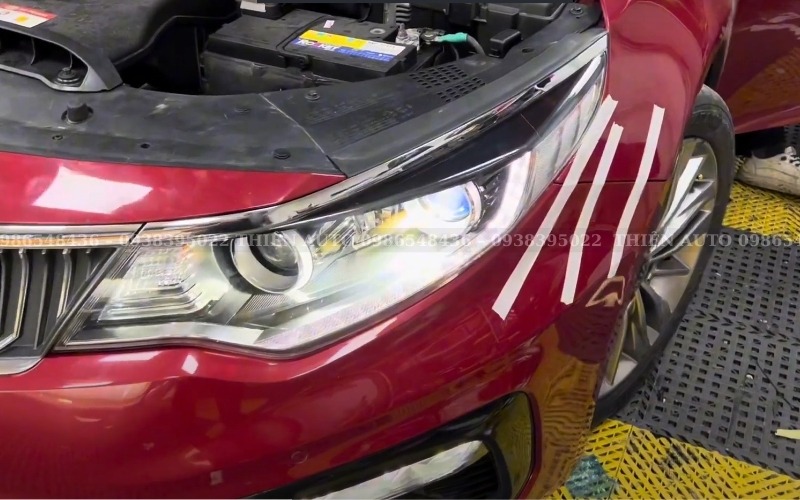 Độ đèn Kia Optima Độ đèn Kia Optima