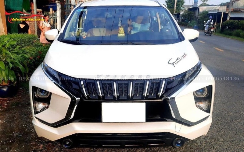 Mặt calang Mitsubishi Xpander có thiết kế khe gió tối ưu, đảm bảo luồng khí lưu thông