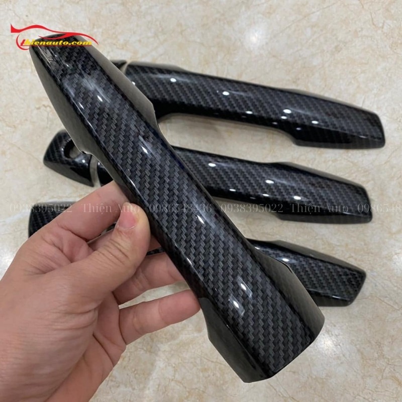 Ốp tay nắm cửa Xpander carbon sang trọng đẳng cấp