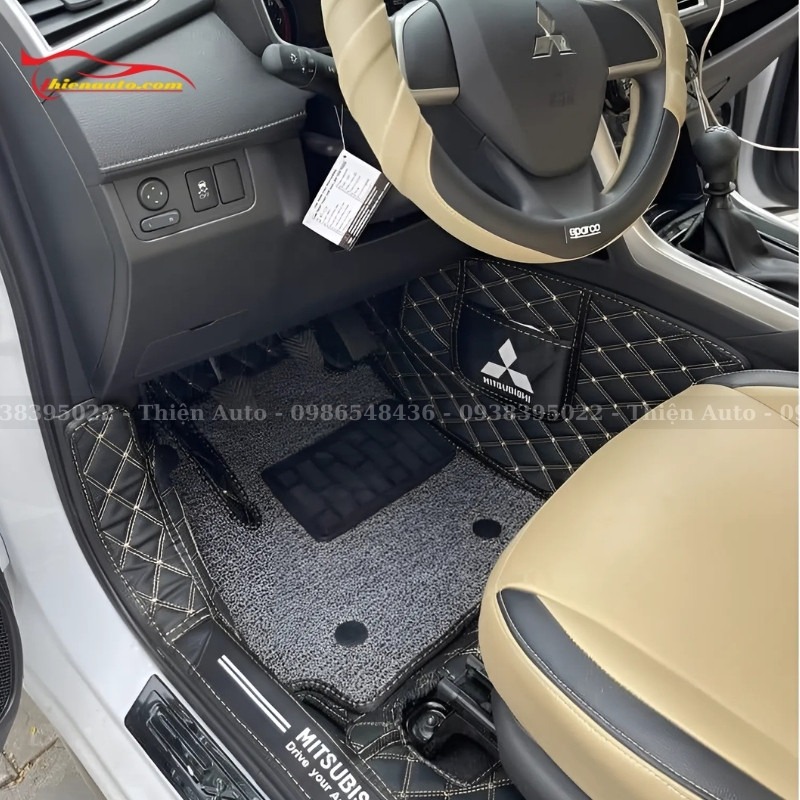 Thảm sàn 5D 6D Mitsubishi Xpander cáu tạo đa lớp chắc chắn và êm ái