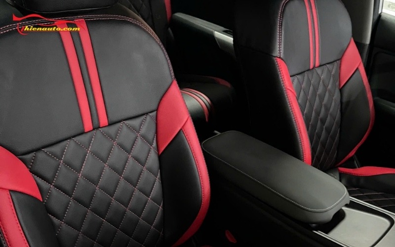 Hình ảnh mẫu may bọc ghế da cho Limo Green thực tế