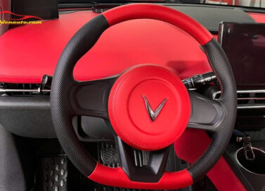 Khâu vô lăng Vinfast Limo Green mẫu đẹp tại Thiện Auto