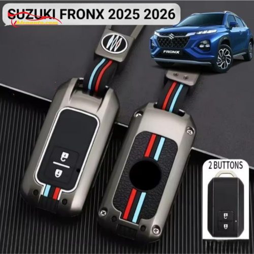 Ốp chìa khóa Suzuki Fronx màu Grey Premium