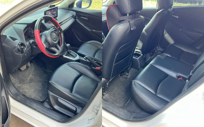 Bọc ghế da ô tô Mazda 2 giúp loại bỏ những hạn chế của ghế da nguyên bản của xe