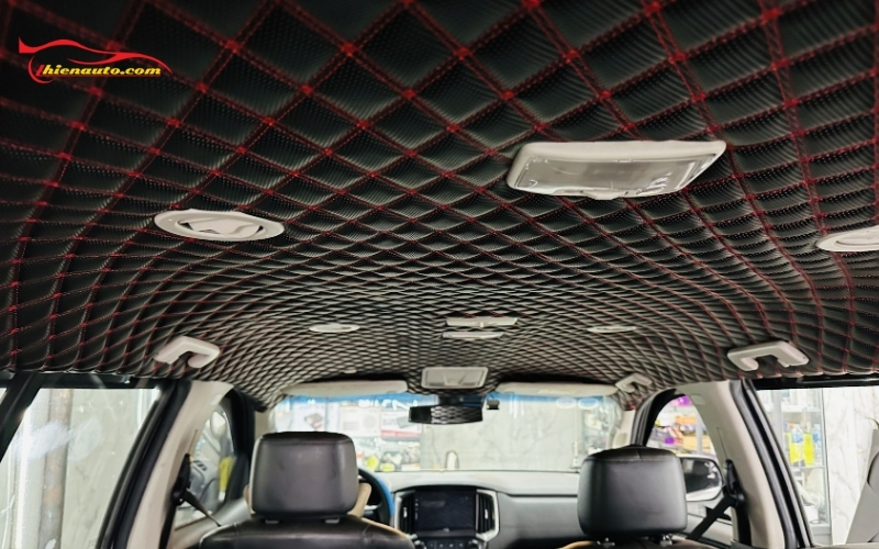 Bọc trần da trơn 5D cho ô tô có cấu tạo nhiều lớp