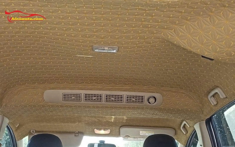 Bọc trần ô tô khắc phục tình trạng bám bẩn bám ố trần nỉ zin