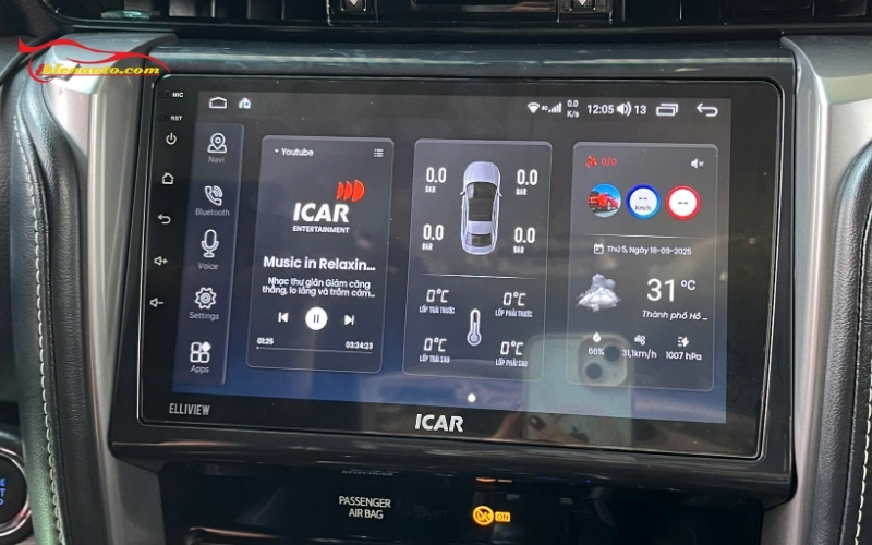 Cài đặt mức áp suất lốp đơn giản với 3 bước