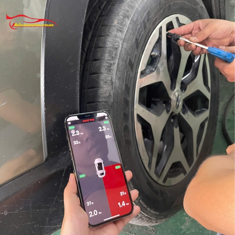 Giải đáp thắc mắc về cách lắp cảm biến áp suất lốp