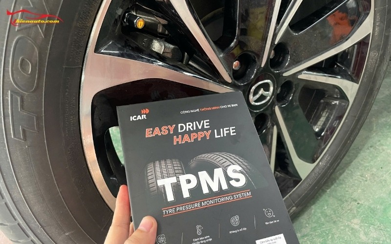 Cảm biến áp suất lốp dán kính lái ha được sử dụng là loại cảm biến vang trong 