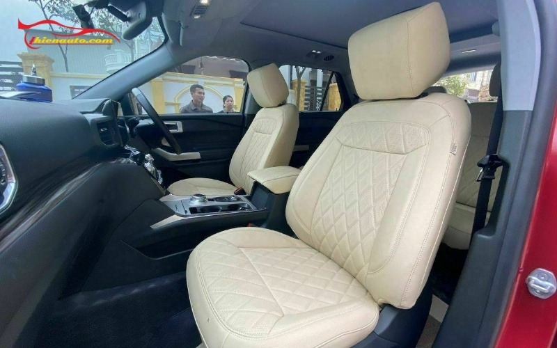 Quy trình bọc ghế da Ford Explorer tại Thiện Auto