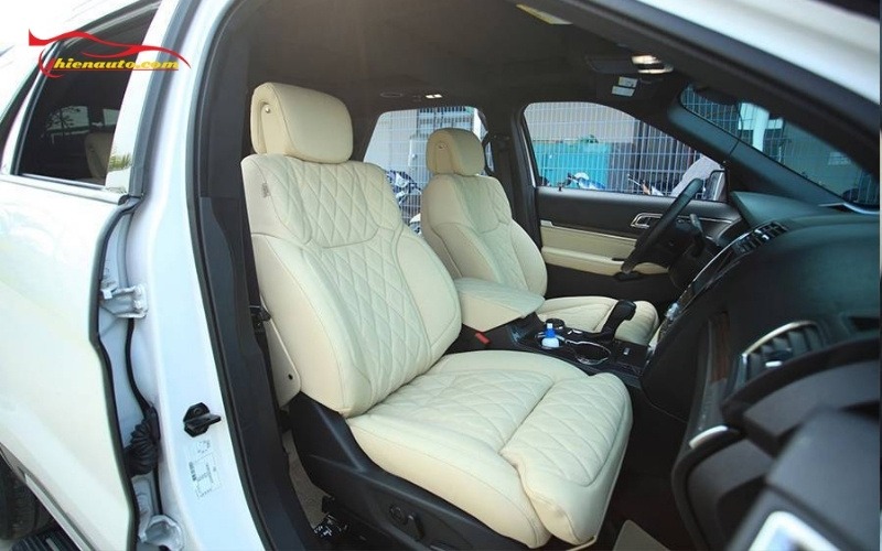 Mẫu bọc ghế da Ford Explorer đẹp tại Thiện Auto