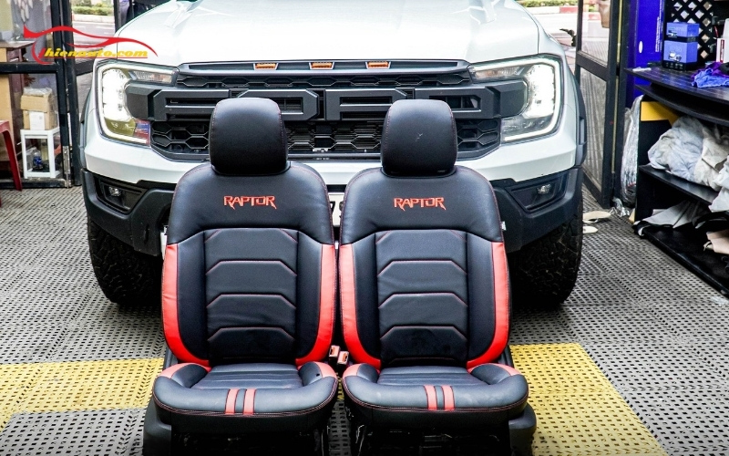 Bọc ghế da Ford Raptor mẫu đẹp 2025
