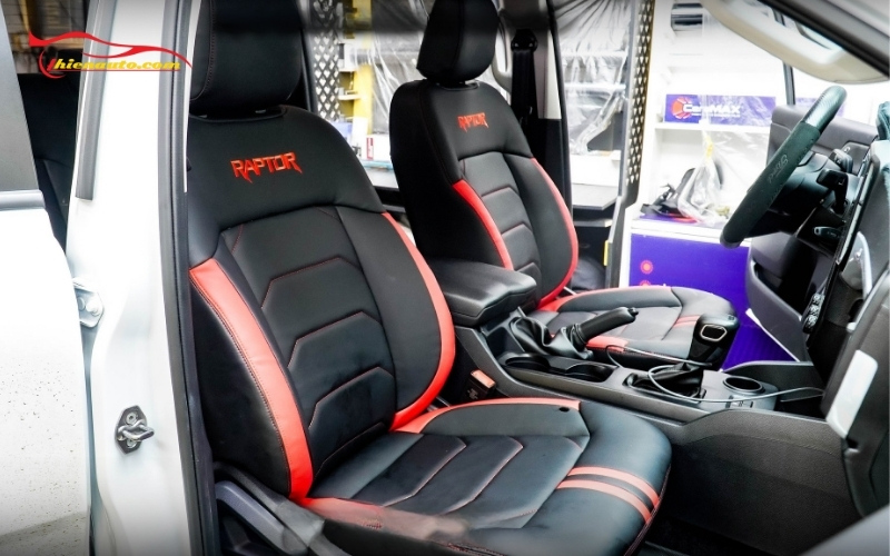 Bọc ghế da Ford Raptor mẫu đẹp 2025