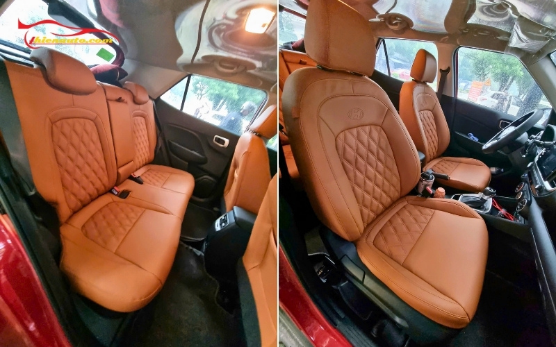 Mẫu bọc ghế da Hyundai Venue đẹp tại Thiện Auto