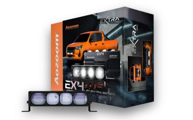 Độ đèn Ford Raptor Độ đèn xe Ford Raptor Aozoom EX4 tăng sáng
