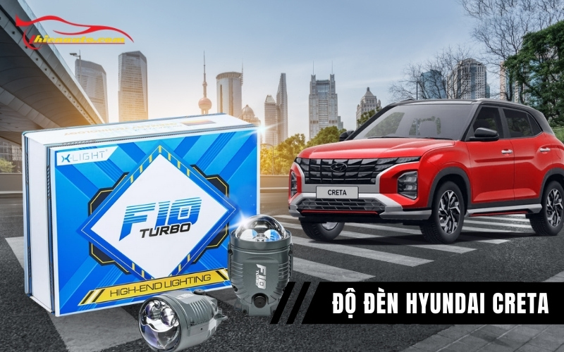 Độ đèn Hyundai Creta chính hãng, giá tốt