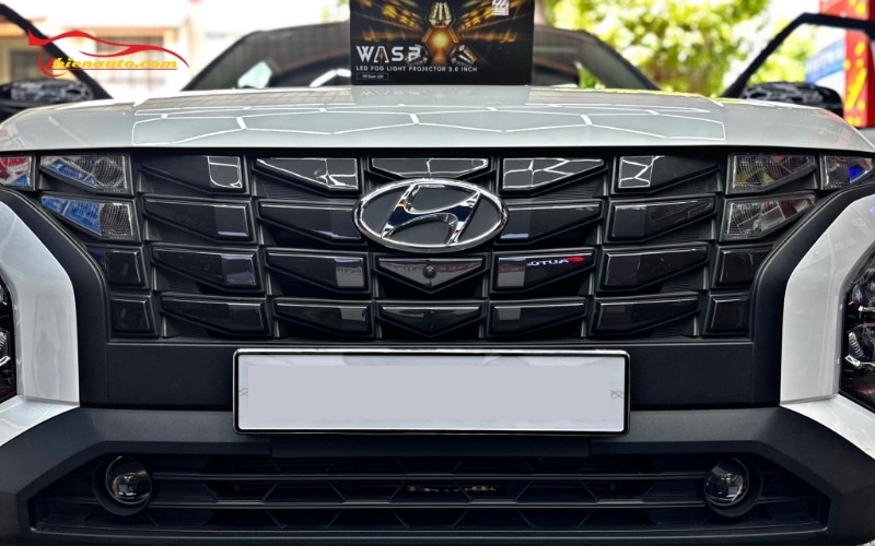 Độ đèn bi gầm Hyundai Creta phá sương mù, lái xe an toàn