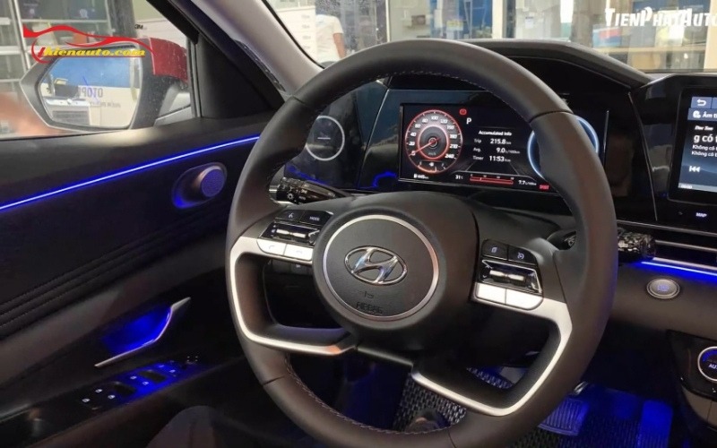 Độ đèn Hyundai Elantra LED nội thất sang trọng