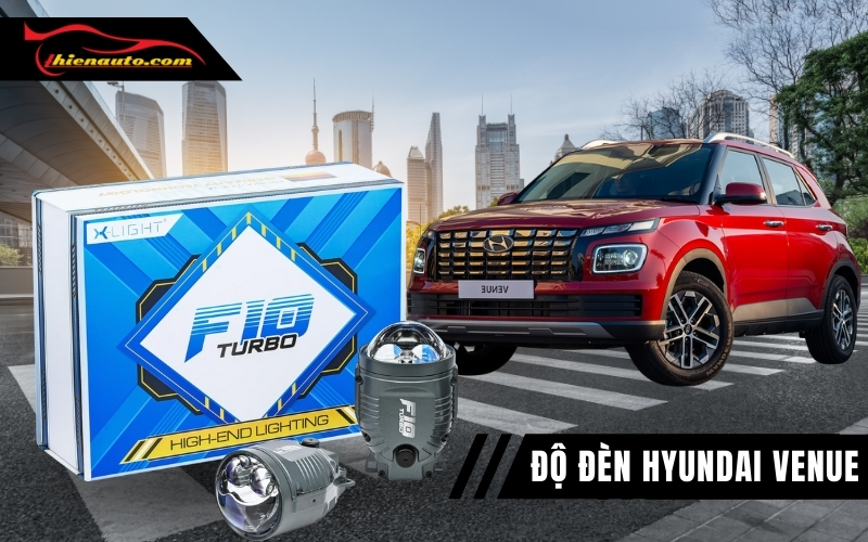 Độ đèn Hyundai Venue chính hãng X-light tại Thiện Auto