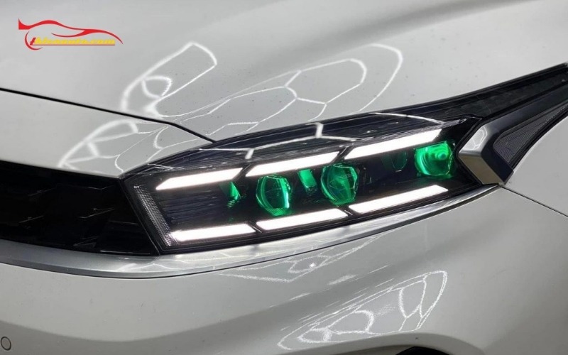 Độ đèn Kia K3 Laser X-light F+ Ultra chính hãng