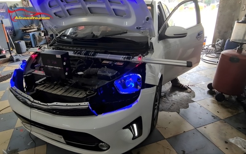 Độ đèn Kia Soluto có đăng kiểm được không?