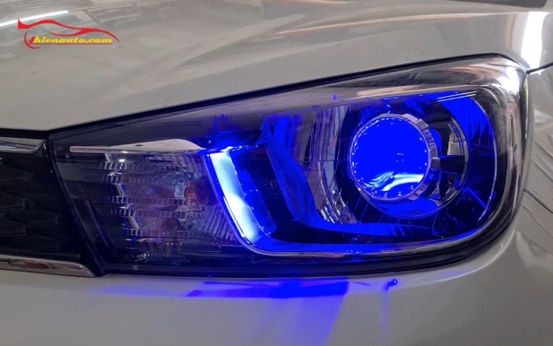 Độ đèn Kia Soluto bao nhiêu tiền tại Thiện Auto