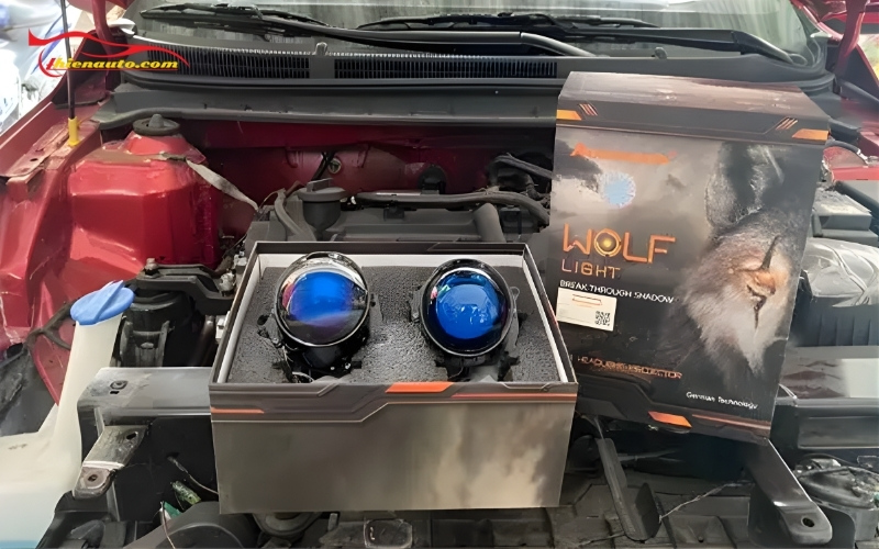 Độ đèn Kia Soluto chính hãng, giá tốt tại Thiện Auto