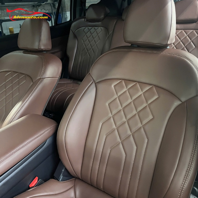 Quy trình bọc ghế da ô tô 7 chỗ tại Thiện Auto chuyên nghiệp
