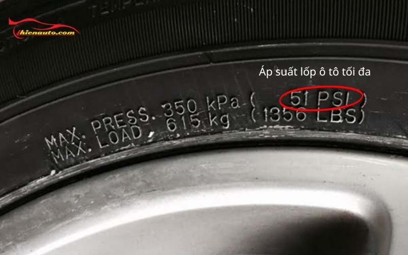 Tham khảo bảng áp suất lốp xe ô tô tiêu chuẩn