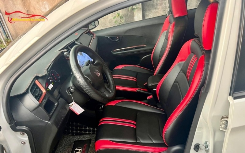 Bọc ghế da ô tô Honda Brio loại da Nappa cao cấp tại Thiện Auto
