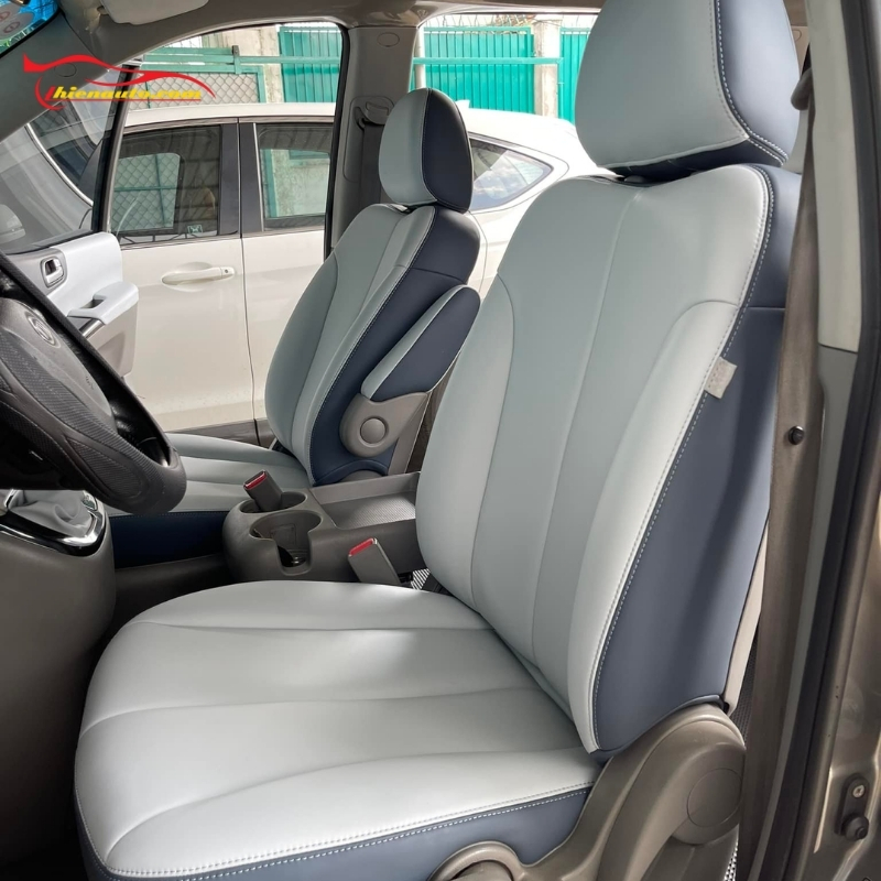 Bọc ghế da Kia Carnival có độ bền vượt trội, êm ái và thoáng khí