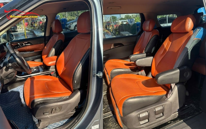 Bọc ghế da ô tô Kia Carnival loại da Nappa cao cấp