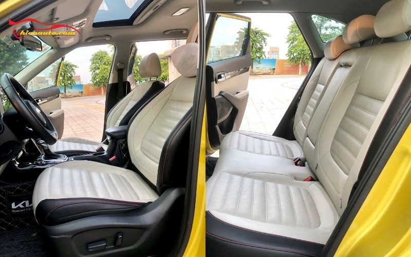 Bọc ghế da Kia Seltos có độ bền cao, chất liệu êm ái và thoáng khí vượt trội