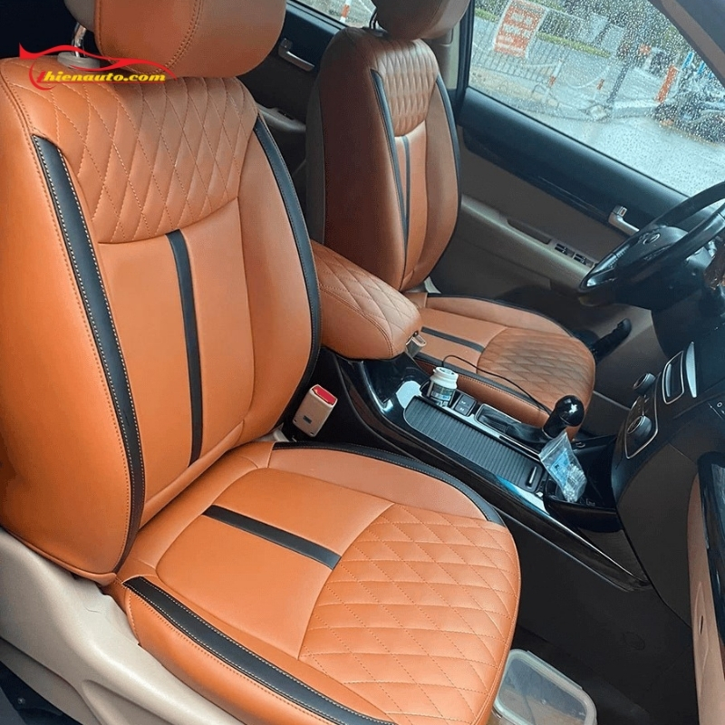 Bọc ghế da ô tô Kia Sonet loại da Nappa cao cấp