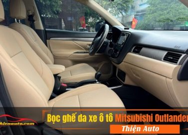 Bọc ghế da Mitsubishi Outlander
