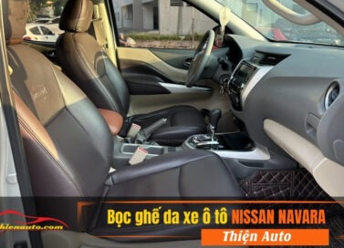 Bọc ghế da Nissan Navara