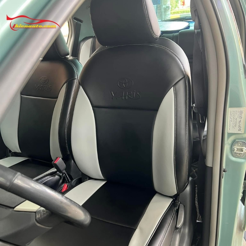 Bọc ghế da Toyota Yaris Mẫu bọc ghế Toyota Yaris theo form nguyên bản