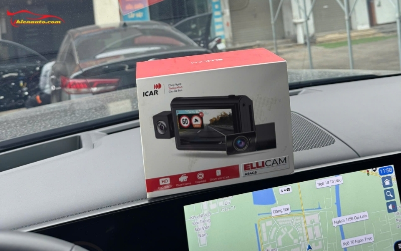 Camera hành trình có cảnh báo tốc độ Ellicam A64GS