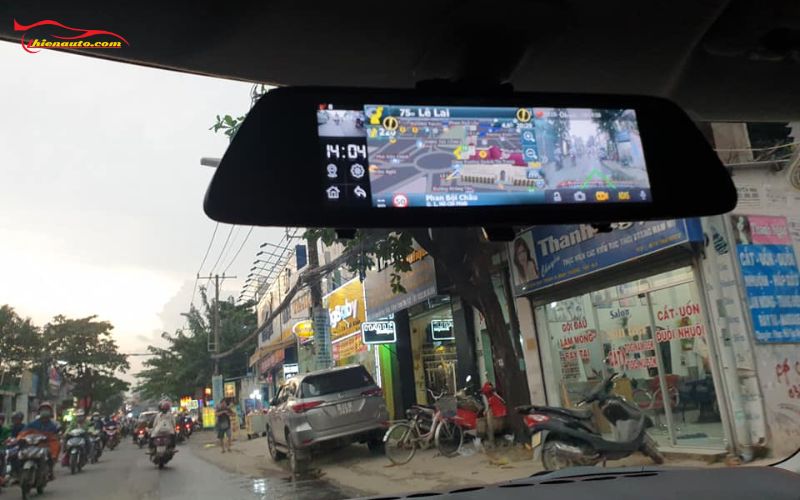 Camera hành trình dạng gương chiếu hậu Vietmap G79
