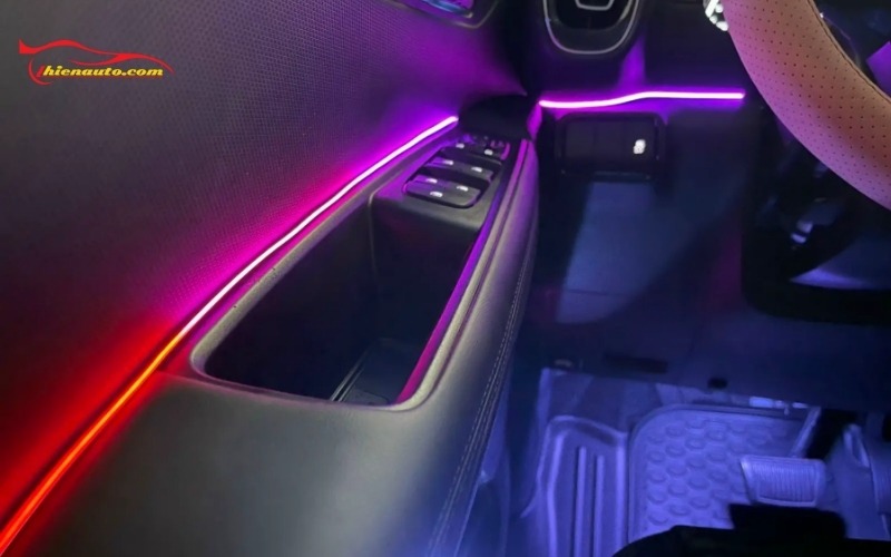 Độ đèn Kia Sonet mẫu LED nội thất Ambient Light