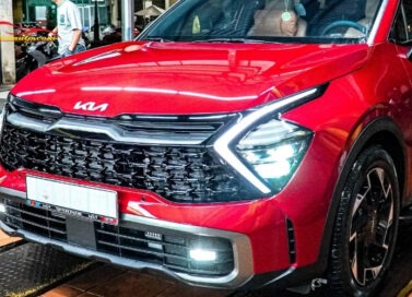 Độ đèn Kia Sportage mẫu bi LED X-Light F+ Pro