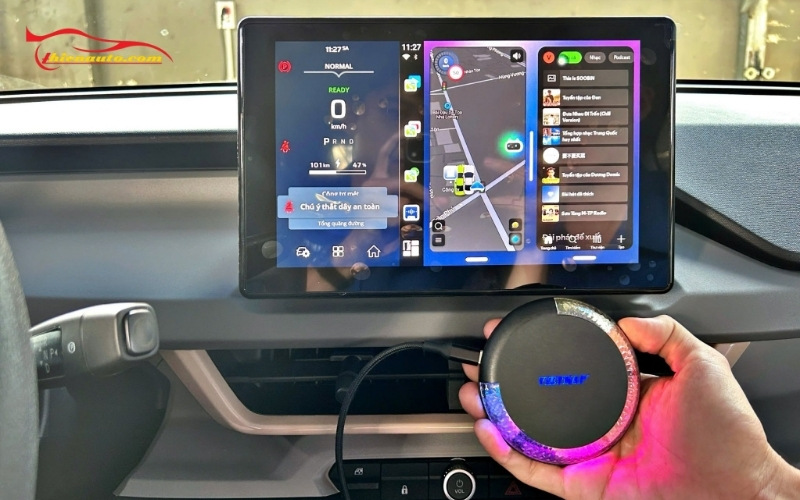 Android Box lắp được cho xe Vinfast VF3 tiêu chuẩn 2