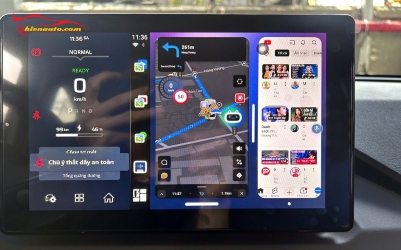 Android Box Vinfast VF3 chính hãng, gái tốt tại Thiện Auto