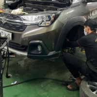Hình ảnh bảo dưỡng Suzuki XL7 140000km màn ODO tại Thiện Auto