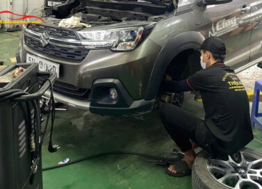Hình ảnh bảo dưỡng Suzuki XL7 140000km màn ODO tại Thiện Auto