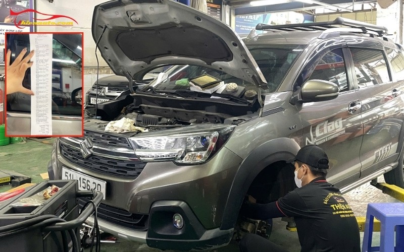 Bảo dưỡng Suzuki XL7 140000km màn ODO