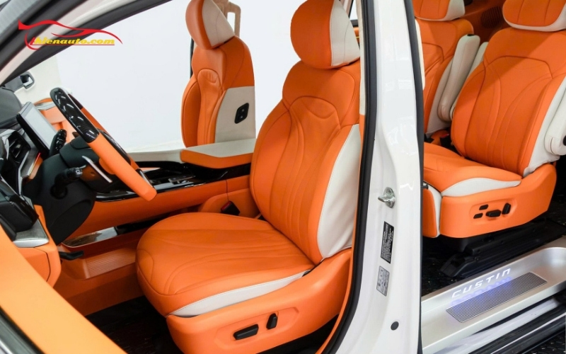 Mẫu bọc ghế da Hyundai Custin da nappa đẹp 2025